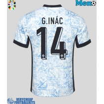 Portugal Goncalo Inacio #14 Replica Away Shirt Euro 2024 Short Sleeve